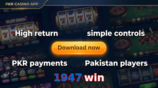Main screen of 1947 Win gamedownload page for PK players